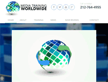 Tablet Screenshot of mediatrainingworldwide.com